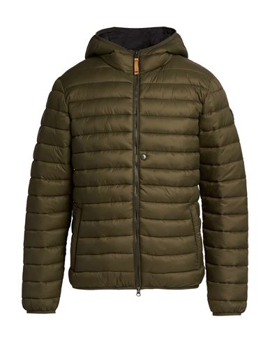 Man Puffer Military green Size XXL Polyamide
