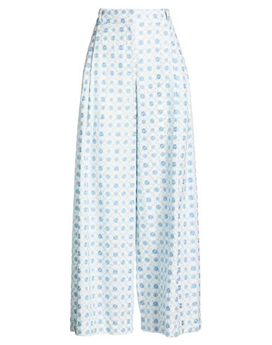 Woman Pants Sky blue Size 4 Cotton