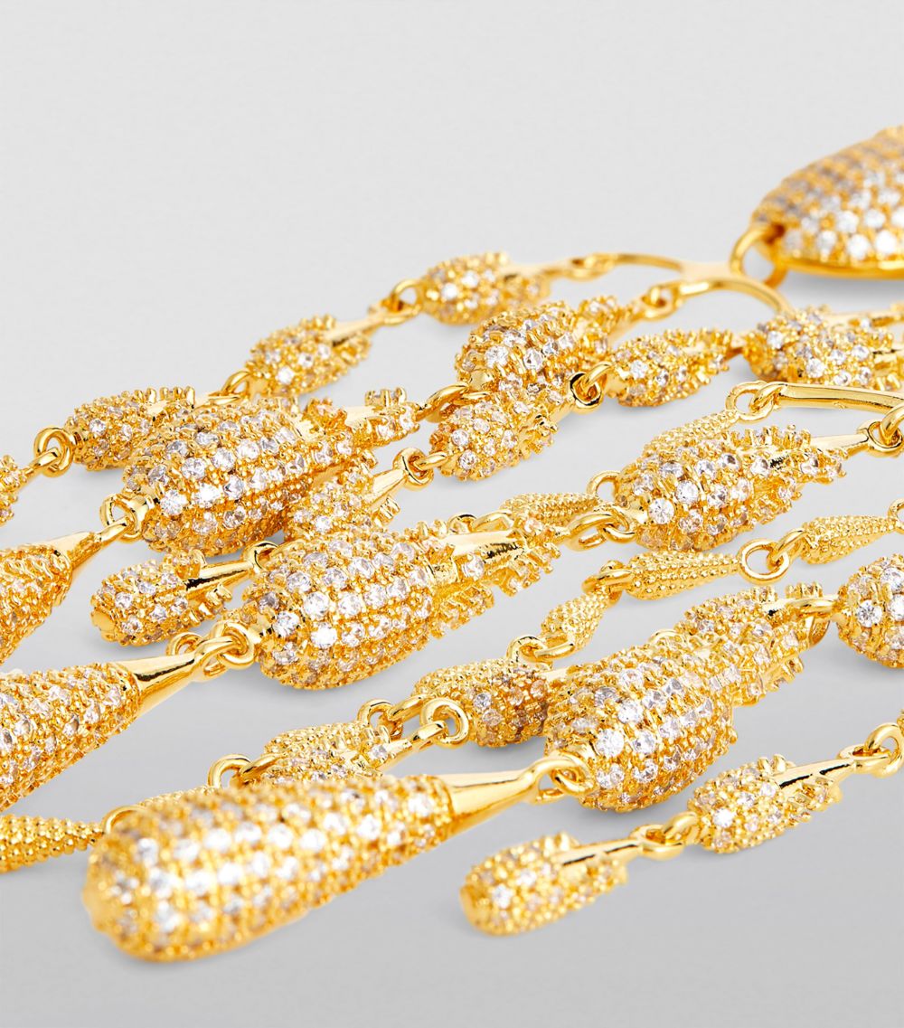 Midnight Chandelier Drop Earrings