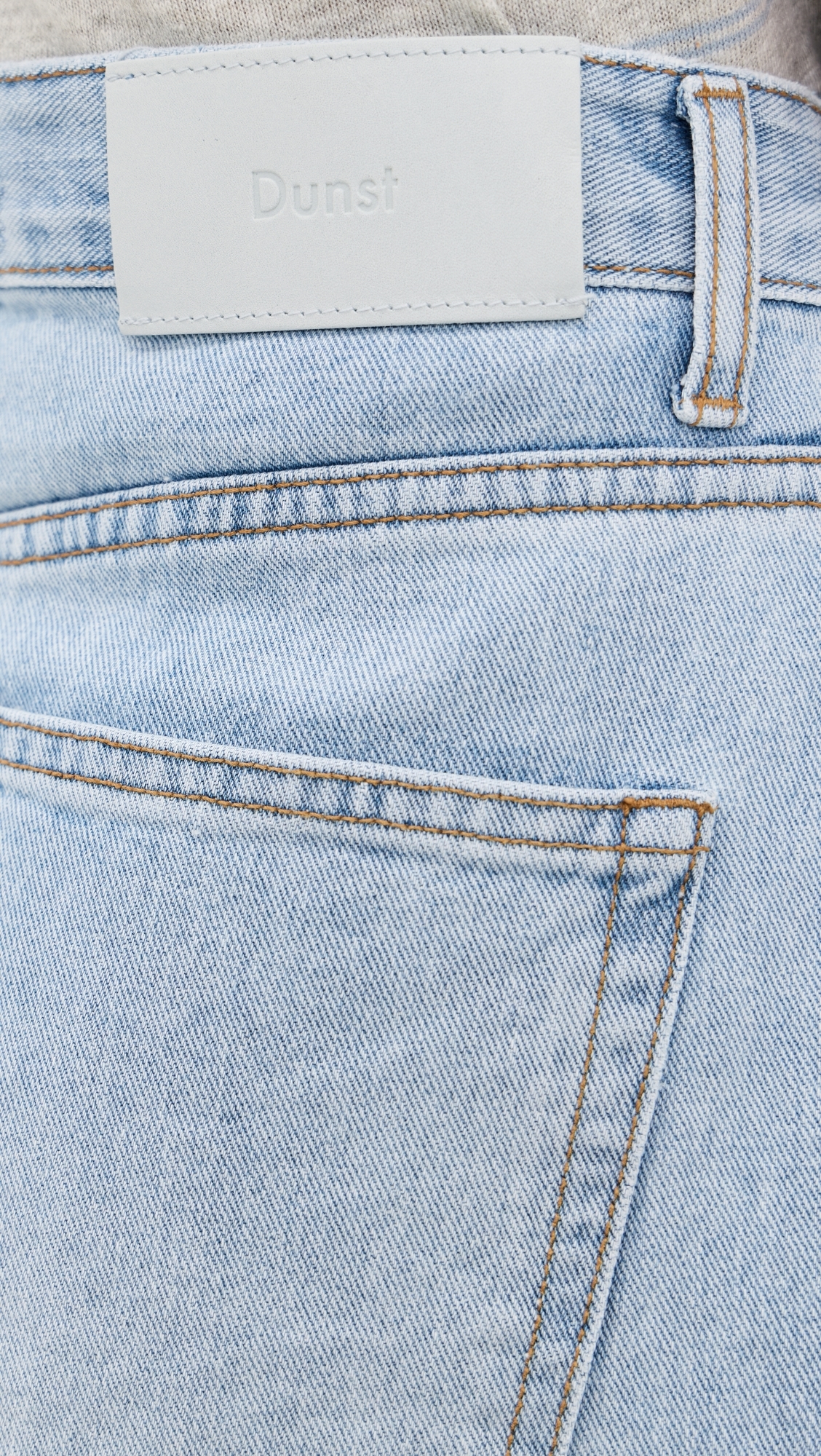 Relaxed Bermuda Denim Shorts Light Blue
