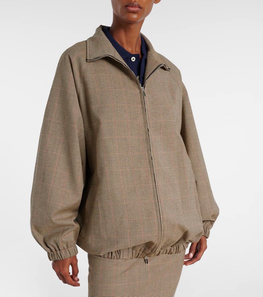 Baxter houndstooth blouson jacket