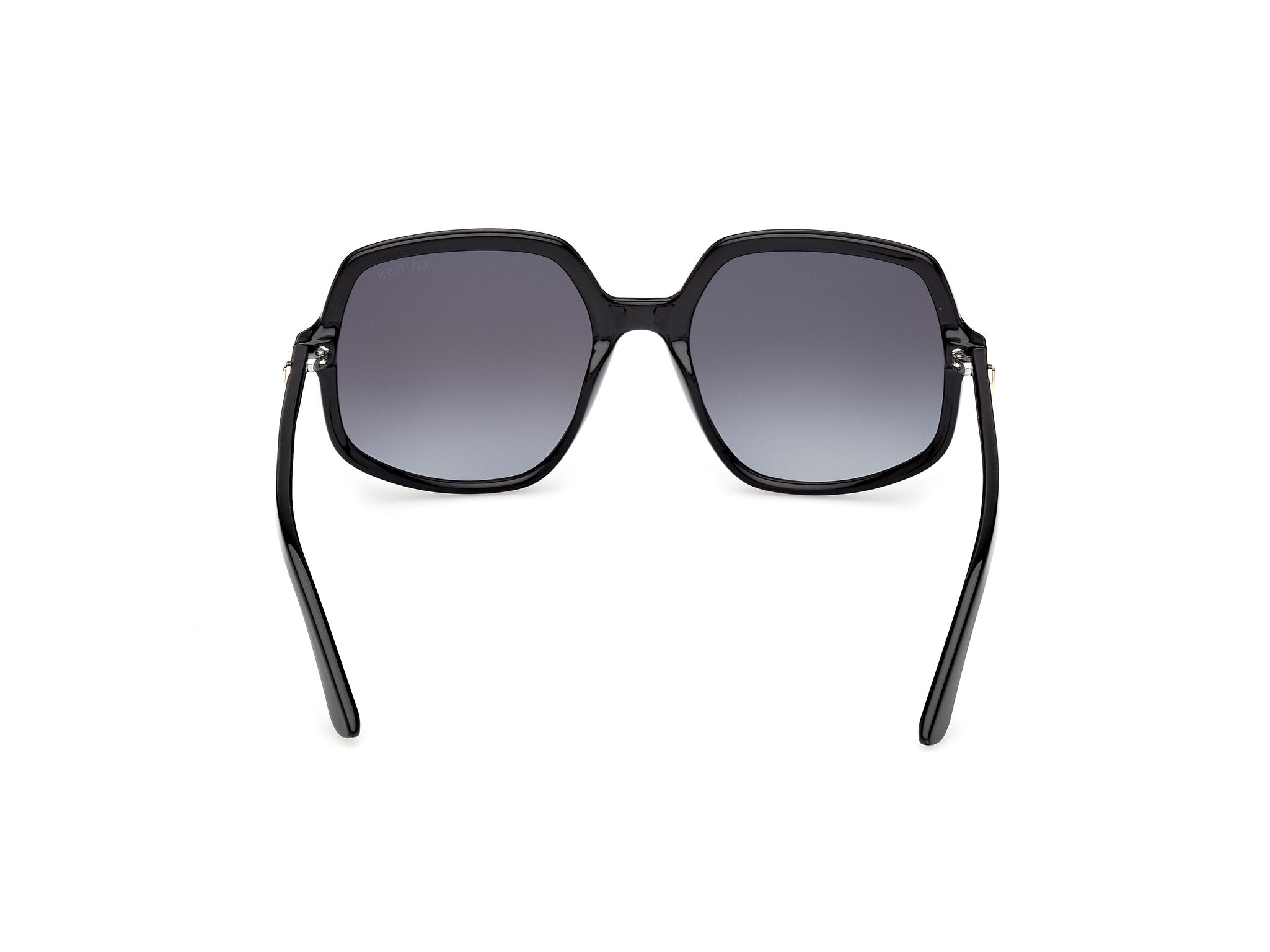 Guess Mujer Guess GU00257 01B Gafas de sol Inyectado Negro Fumar Cuadrada Norma