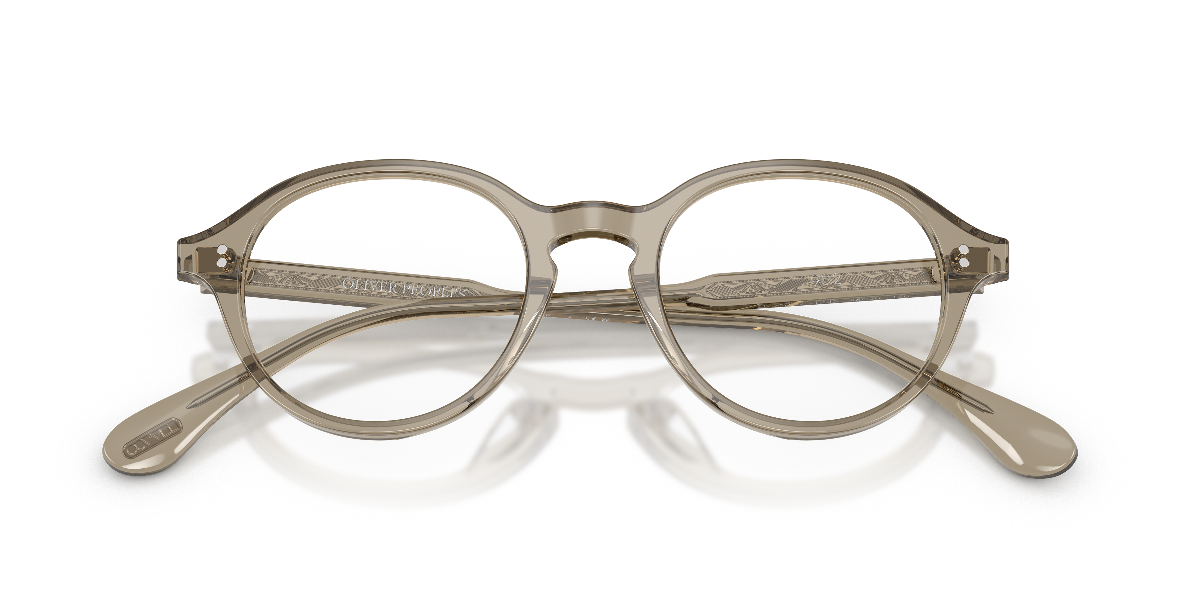 Oliver Peoples Unisex Oliver Peoples OV5602U 902 1745 Optische Fassungen Acetat Grün Transparent Pantos Norma