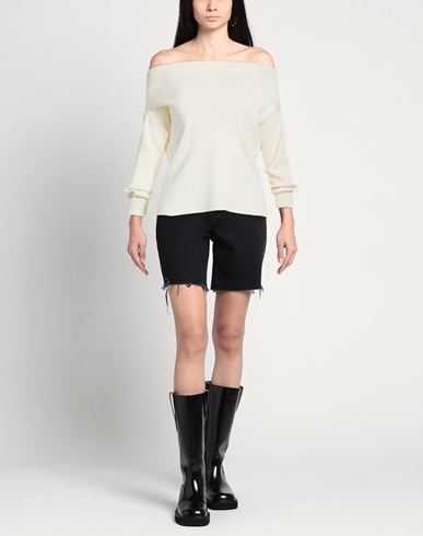 Woman Sweater Ivory Size 6 Wool, Acrylic