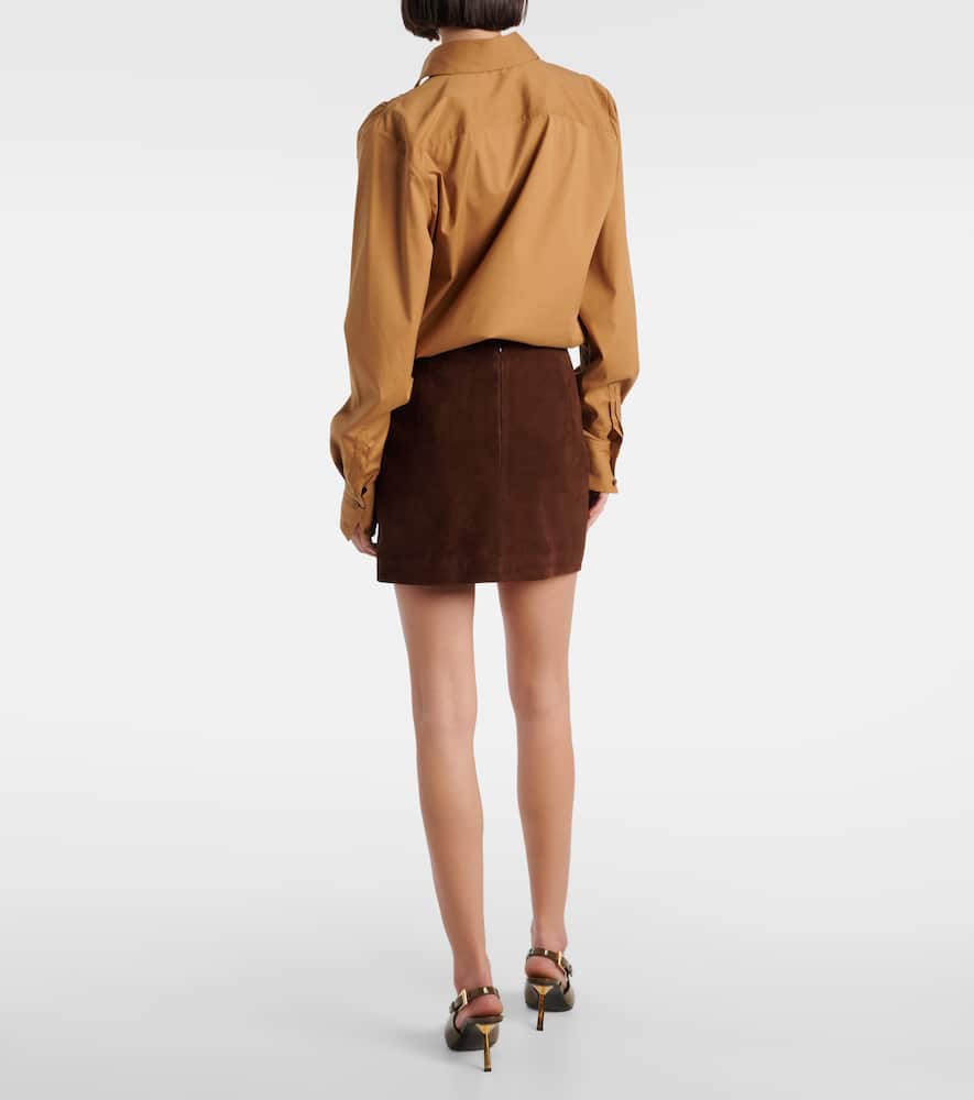 Remi suede miniskirt