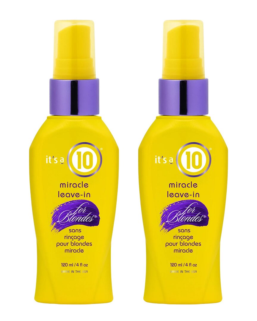 Women's 4Oz It's A 10 Miracle Leave-In For Blondes