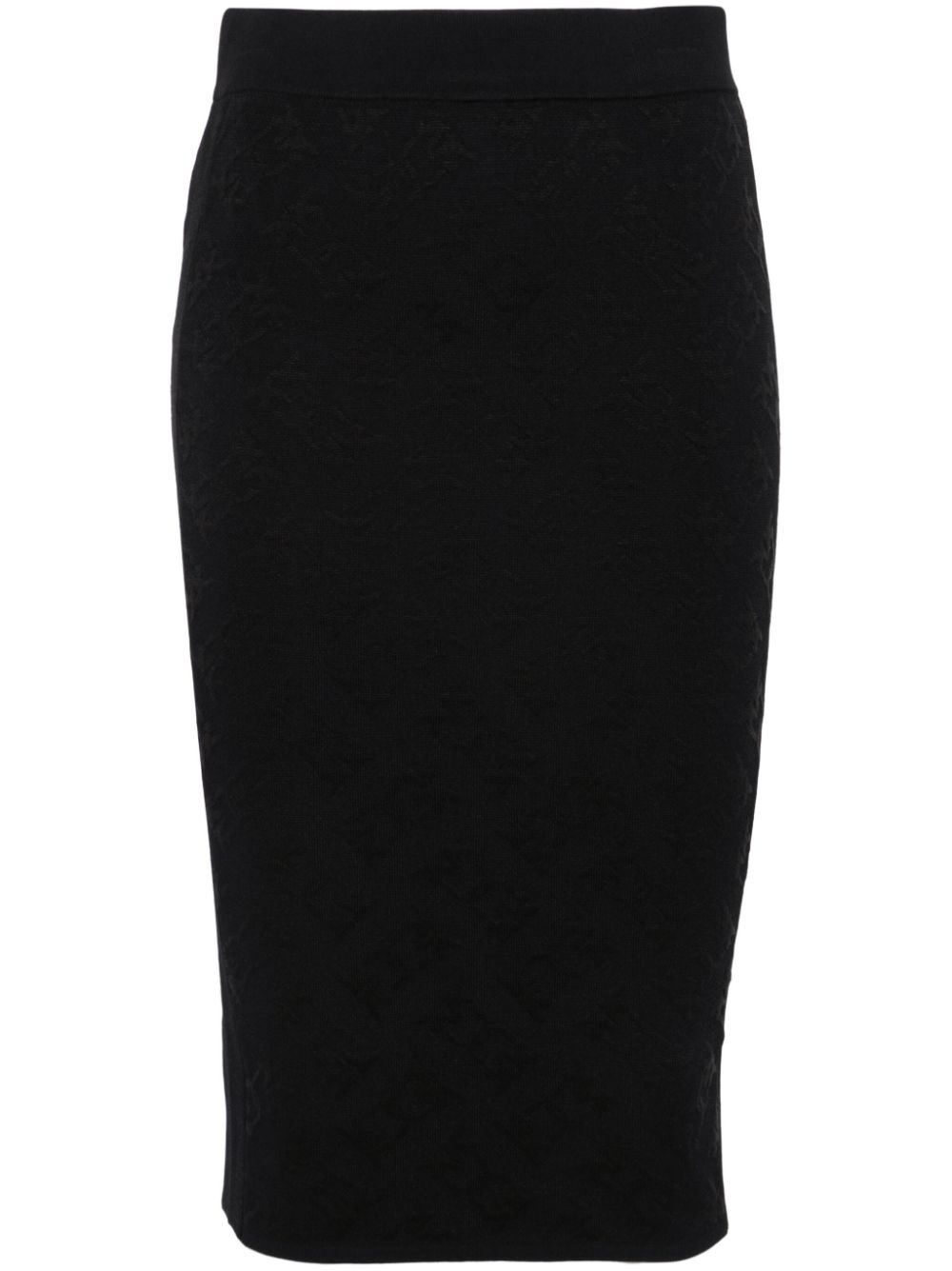 Decantazione midi skirt - Black
