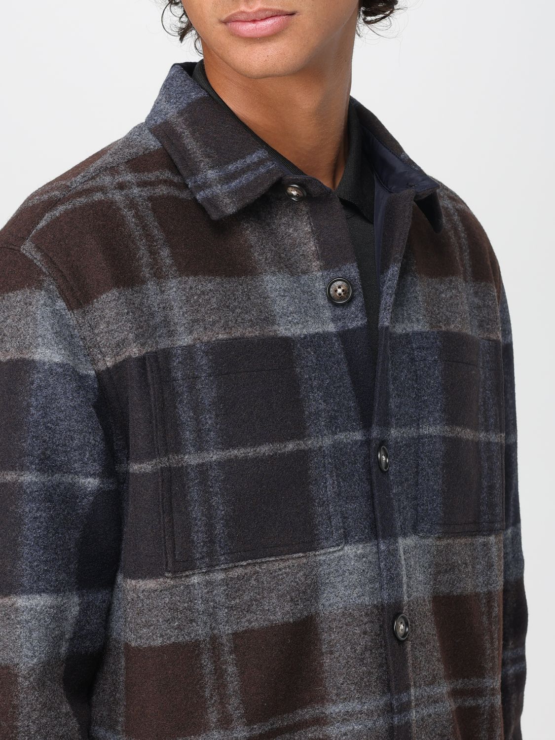 Tartan overshirt - Green