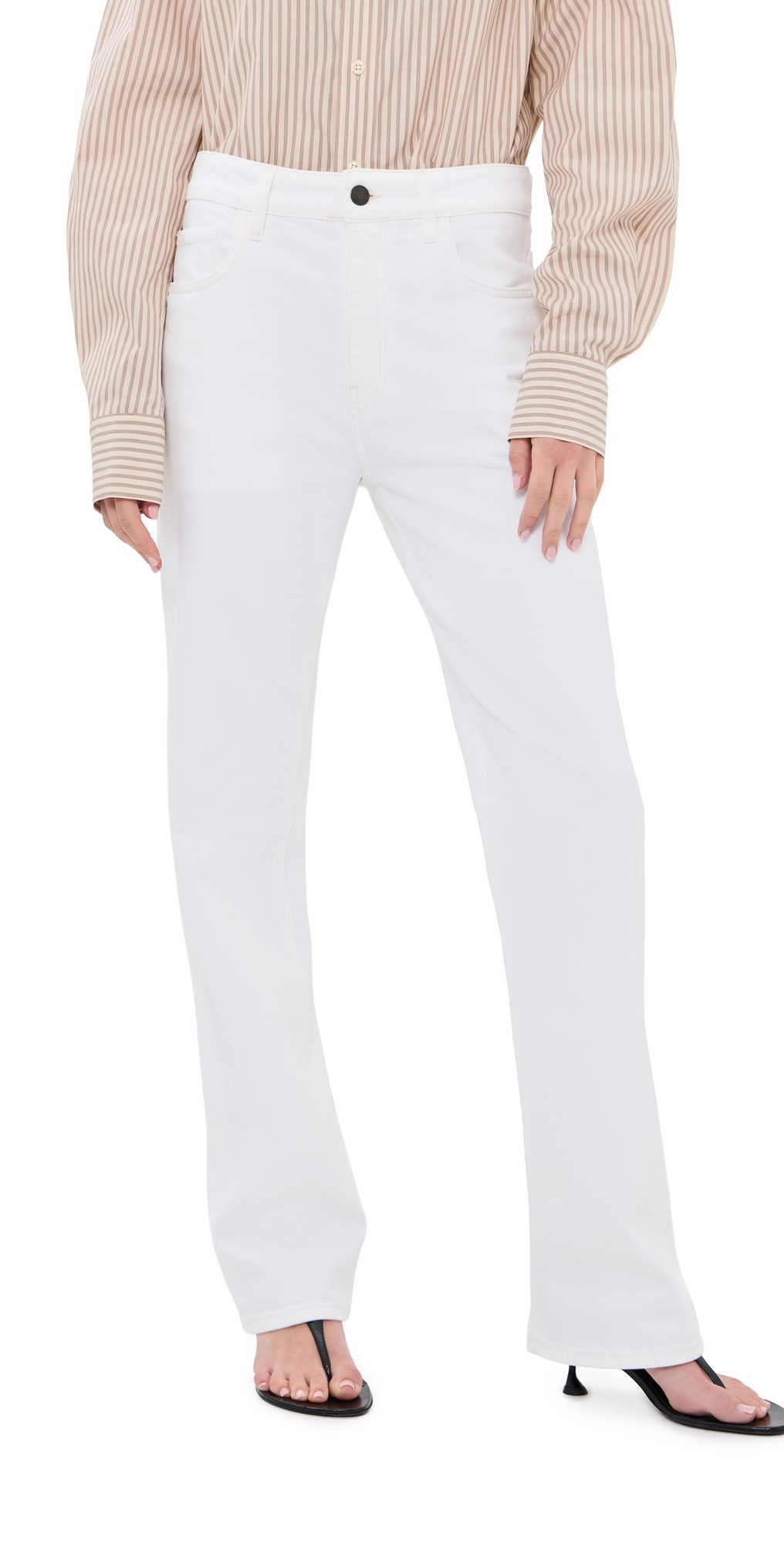 Farah Classic Bootcut Jeans Talc