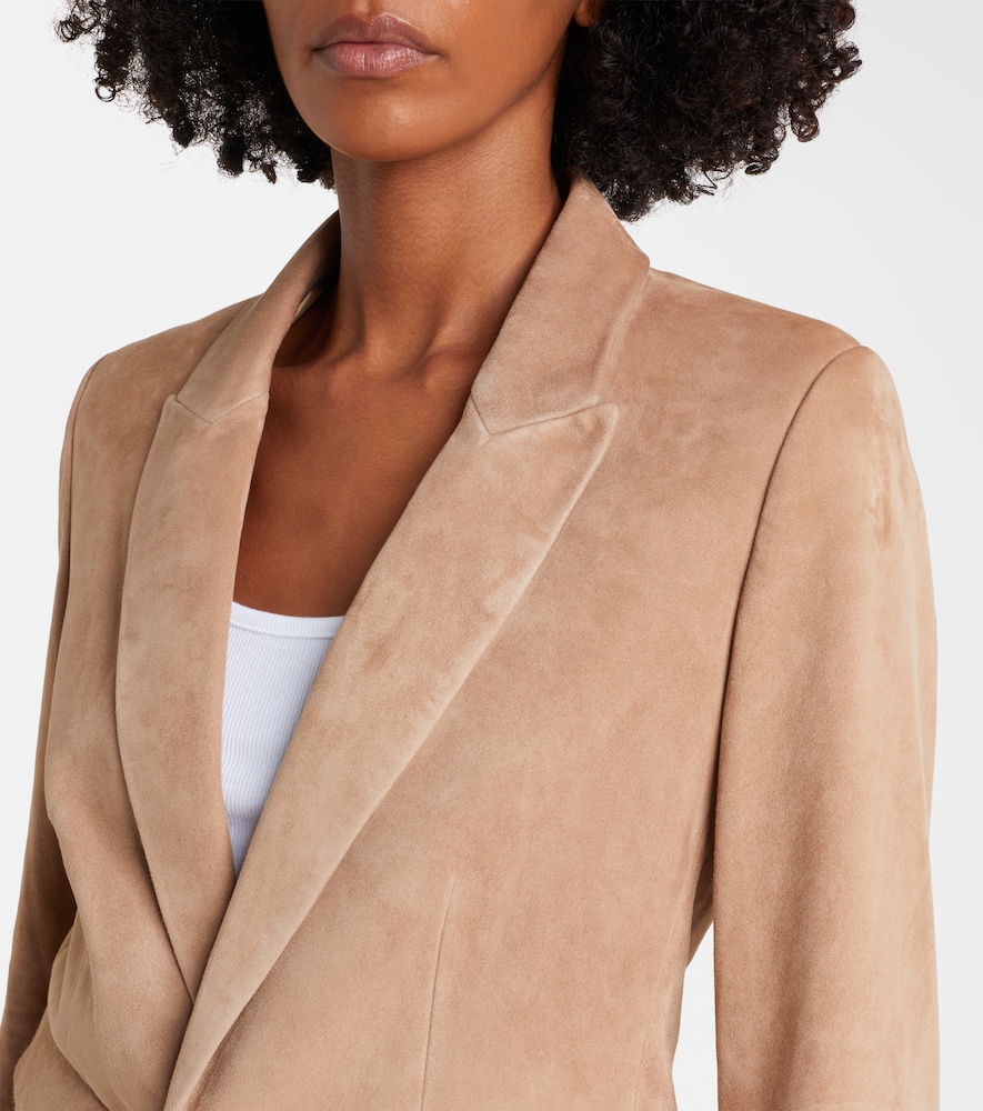 Suede blazer