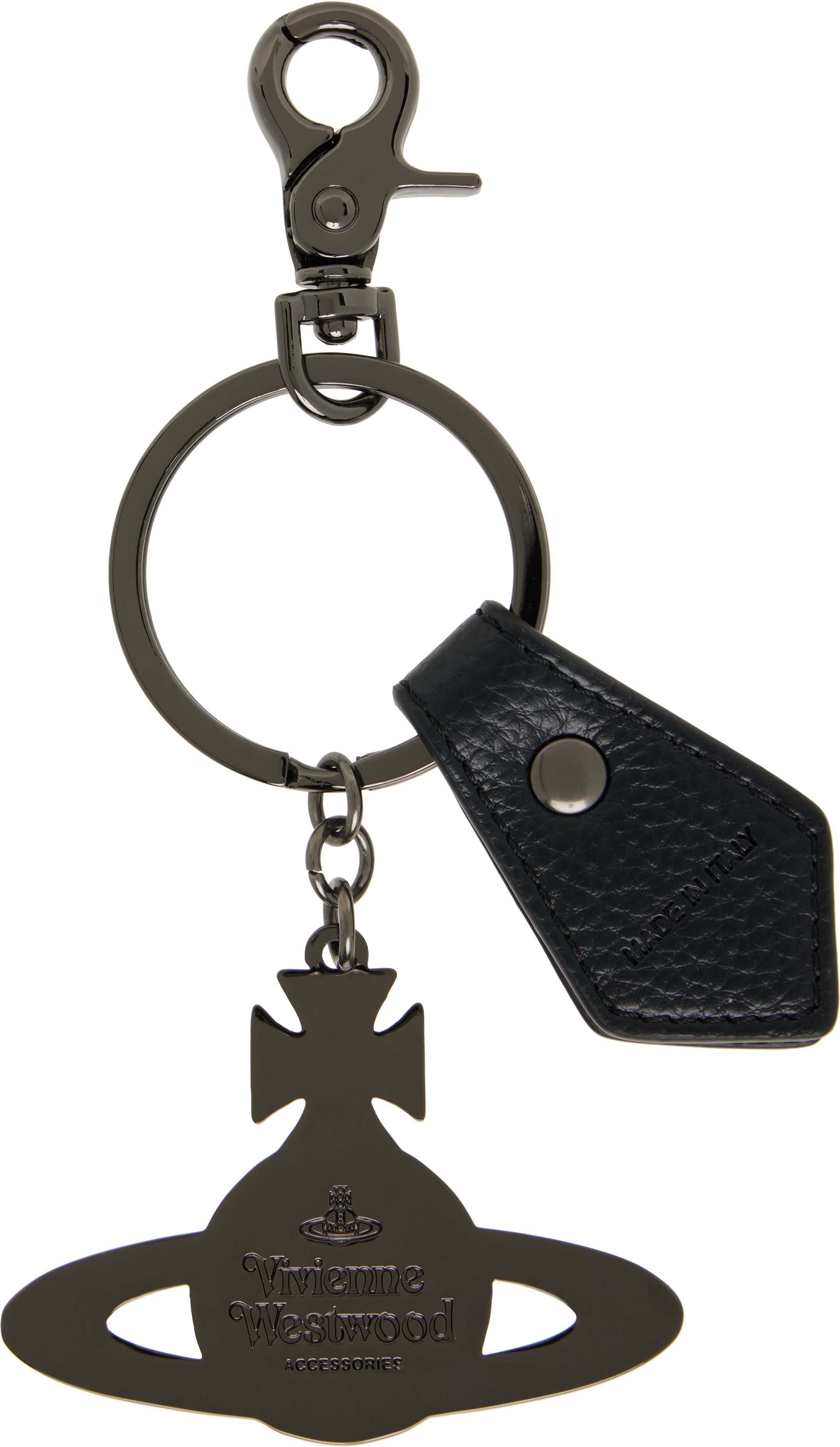 Hammered Orb Keychain