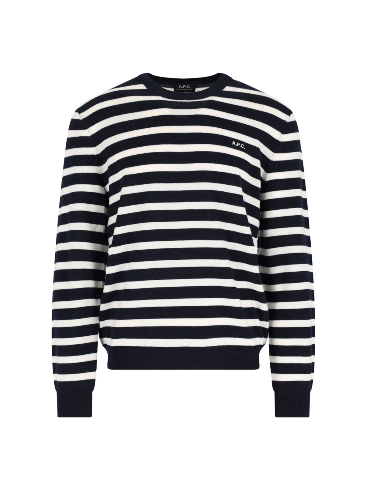 Striped Virgin Wool Sweater