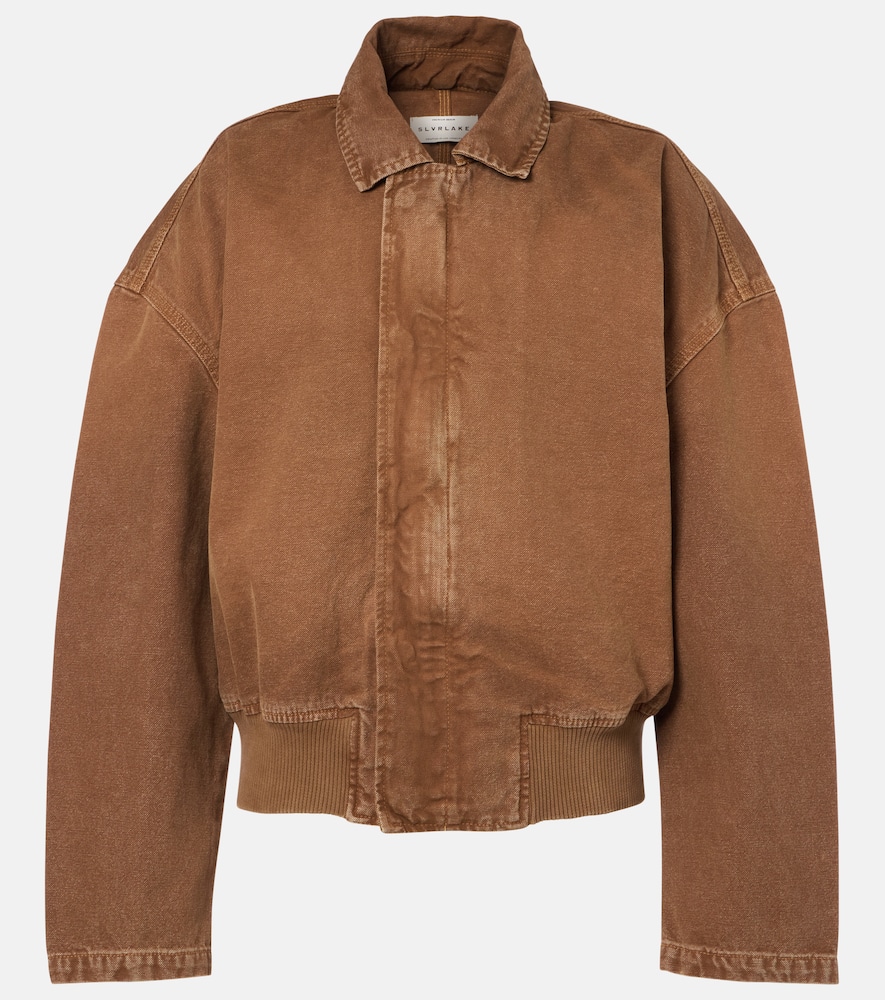 Harlem cotton canvas bomber jacket