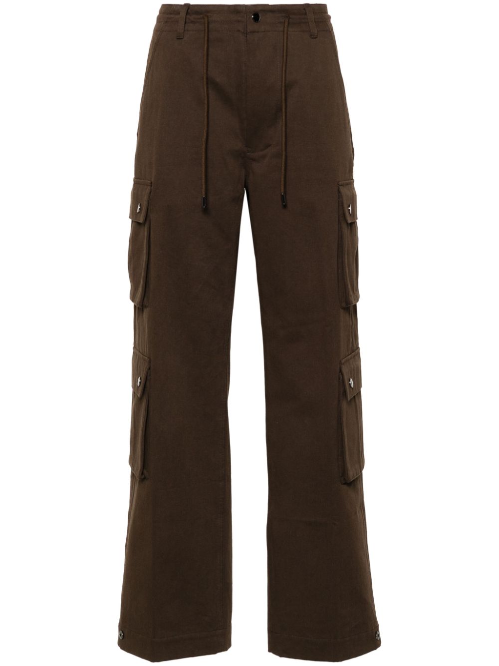 Straight cargo pants - Brown