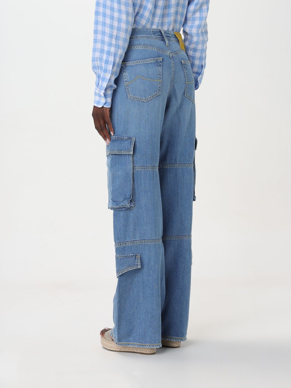 Pants Woman color Denim