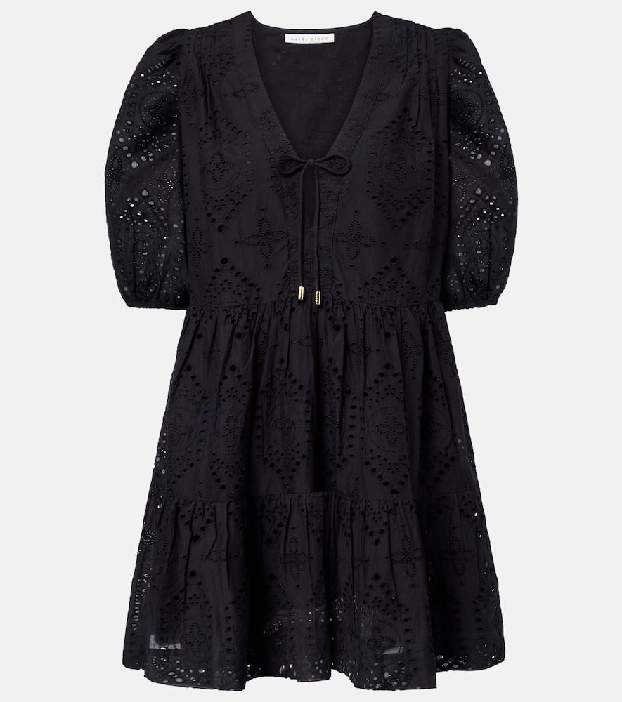 Saint-Tropez broderie anglaise minidress