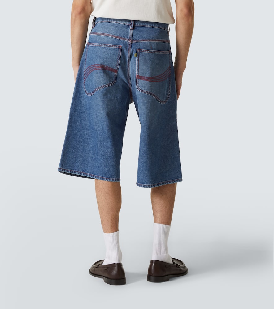 Indiana denim Bermuda shorts