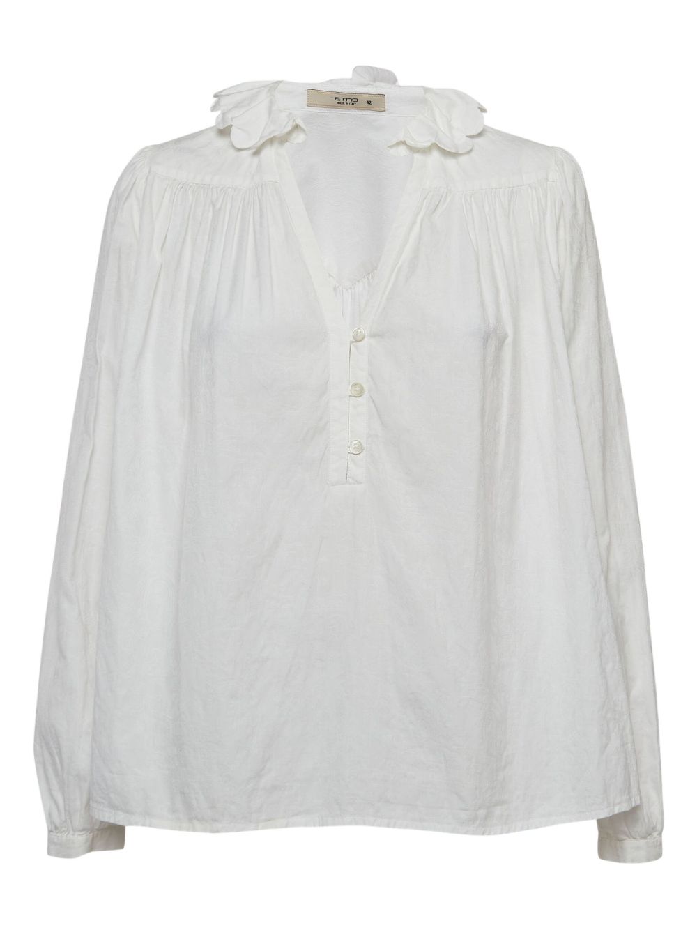 Long-sleeve blouse - White