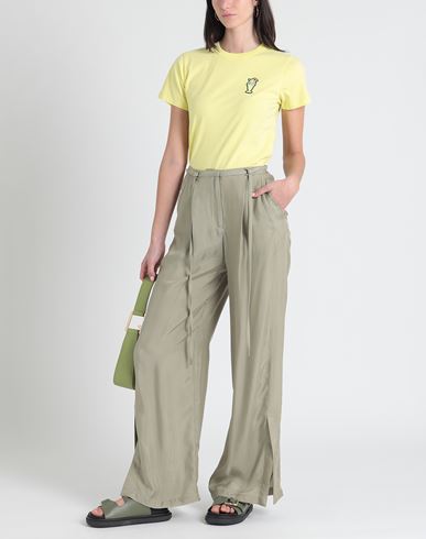 Maison Kitsuné Woman T-shirt Light yellow