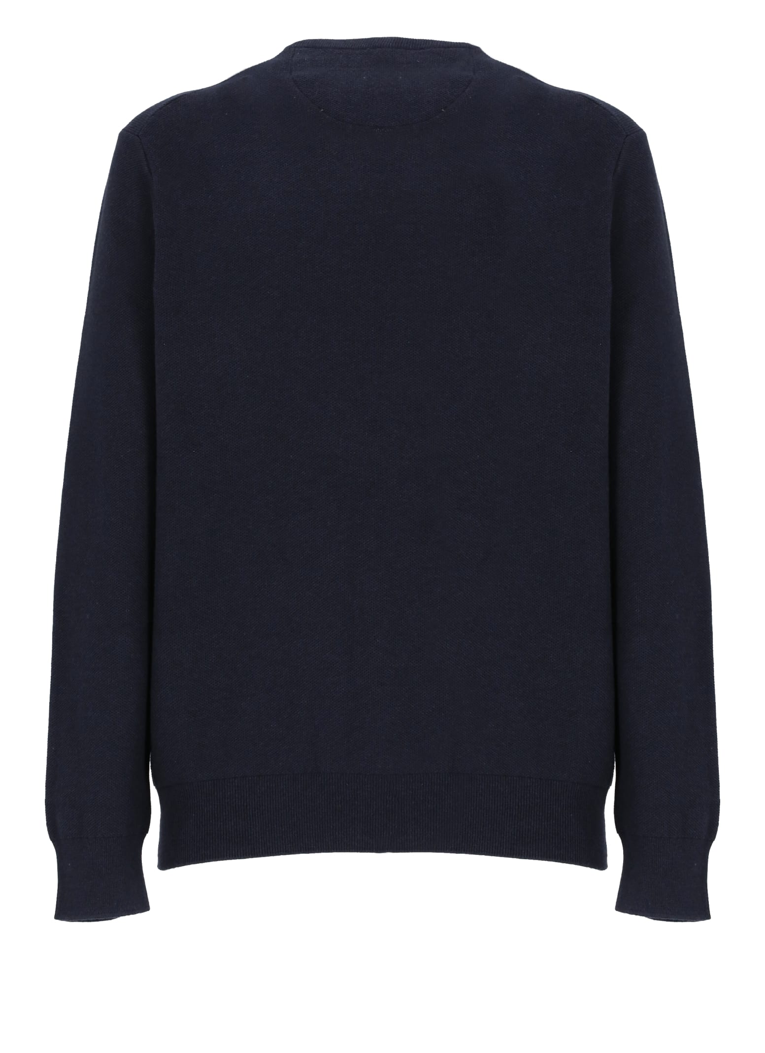 Pony Embroidered Crewneck Knitted Jumper