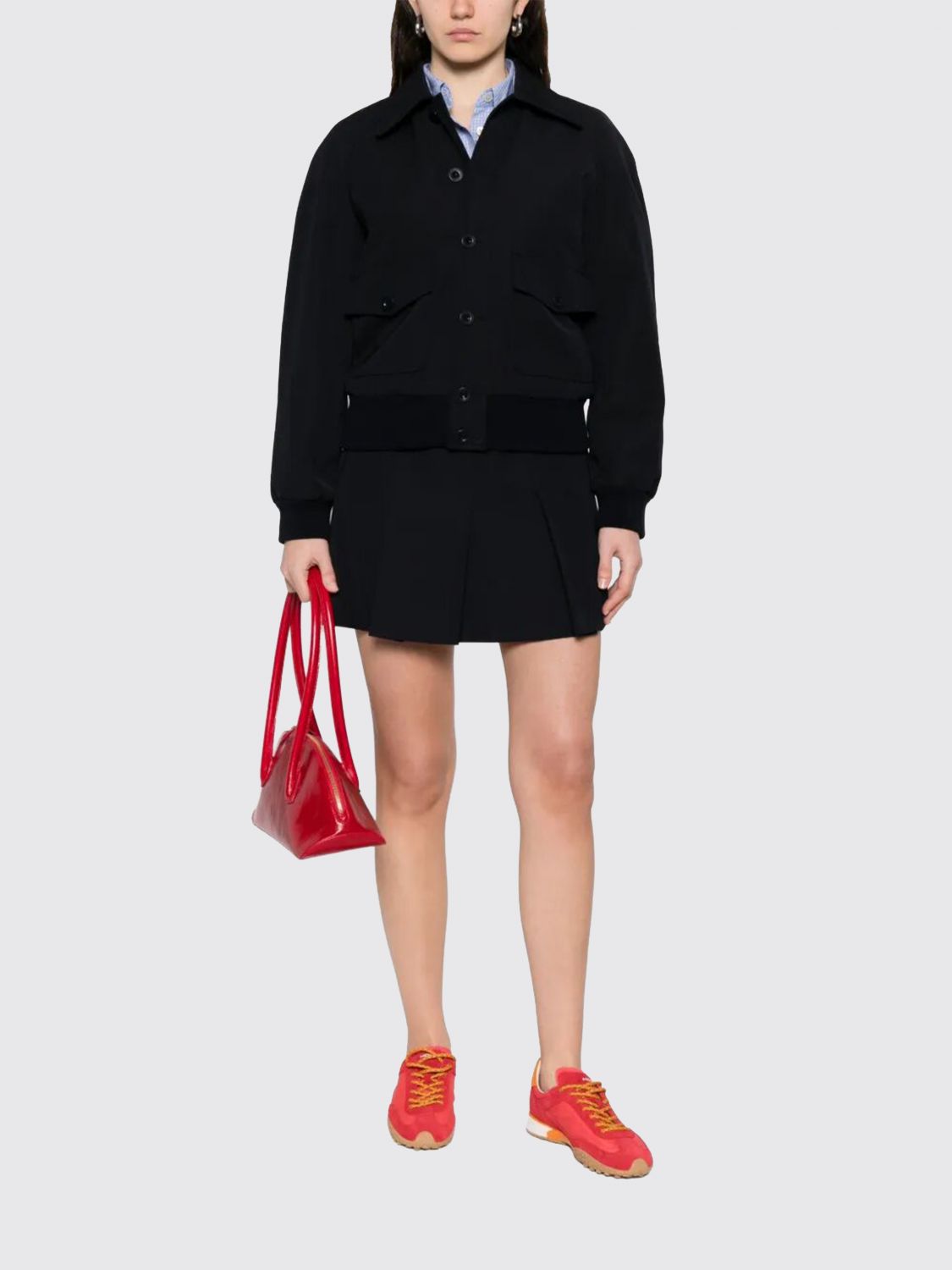 A. P.C. Pleated Mini Skirt