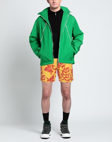 Man Denim shorts Yellow