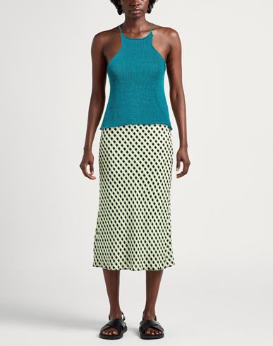 Woman Top Turquoise Size 4 Cotton