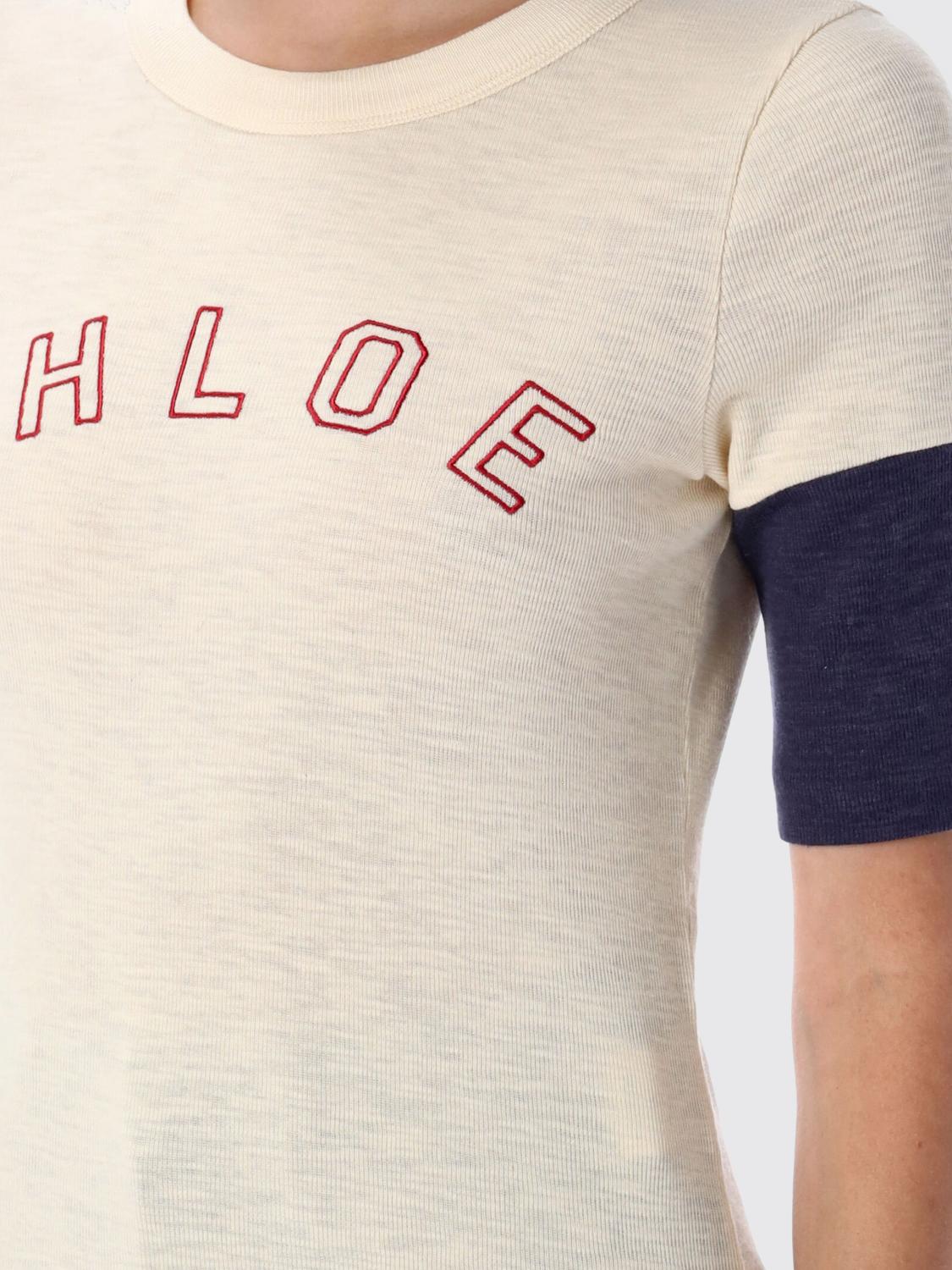 Embroidered-logo ribbed top - White