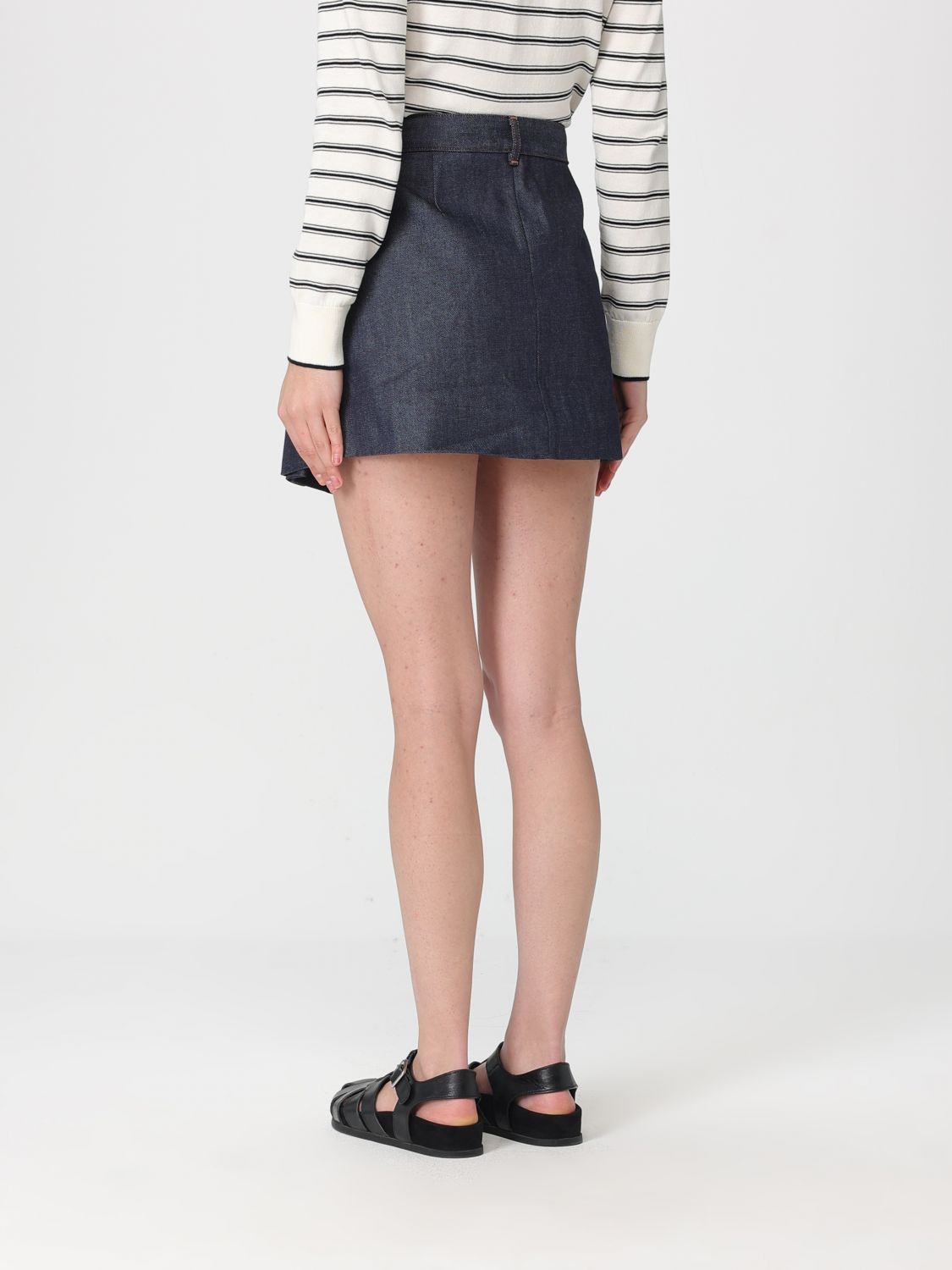 Skirt A. P.C. Woman color Blue