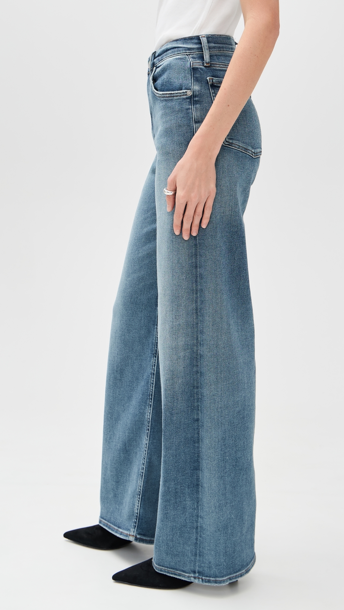 Lyra Long Wide Leg Jeans Cooper