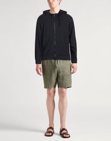 Man Sweatshirt Midnight blue Size 38 Polyamide, Elastane