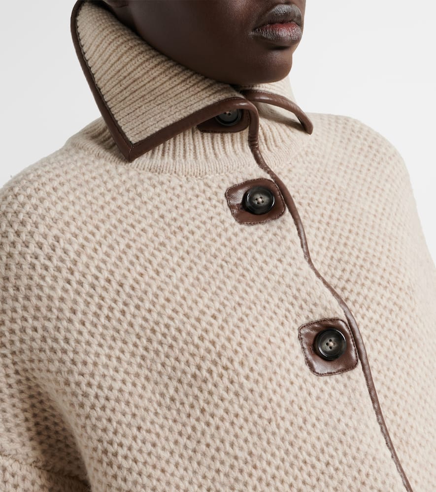 Llewellyn knitted wool jacket