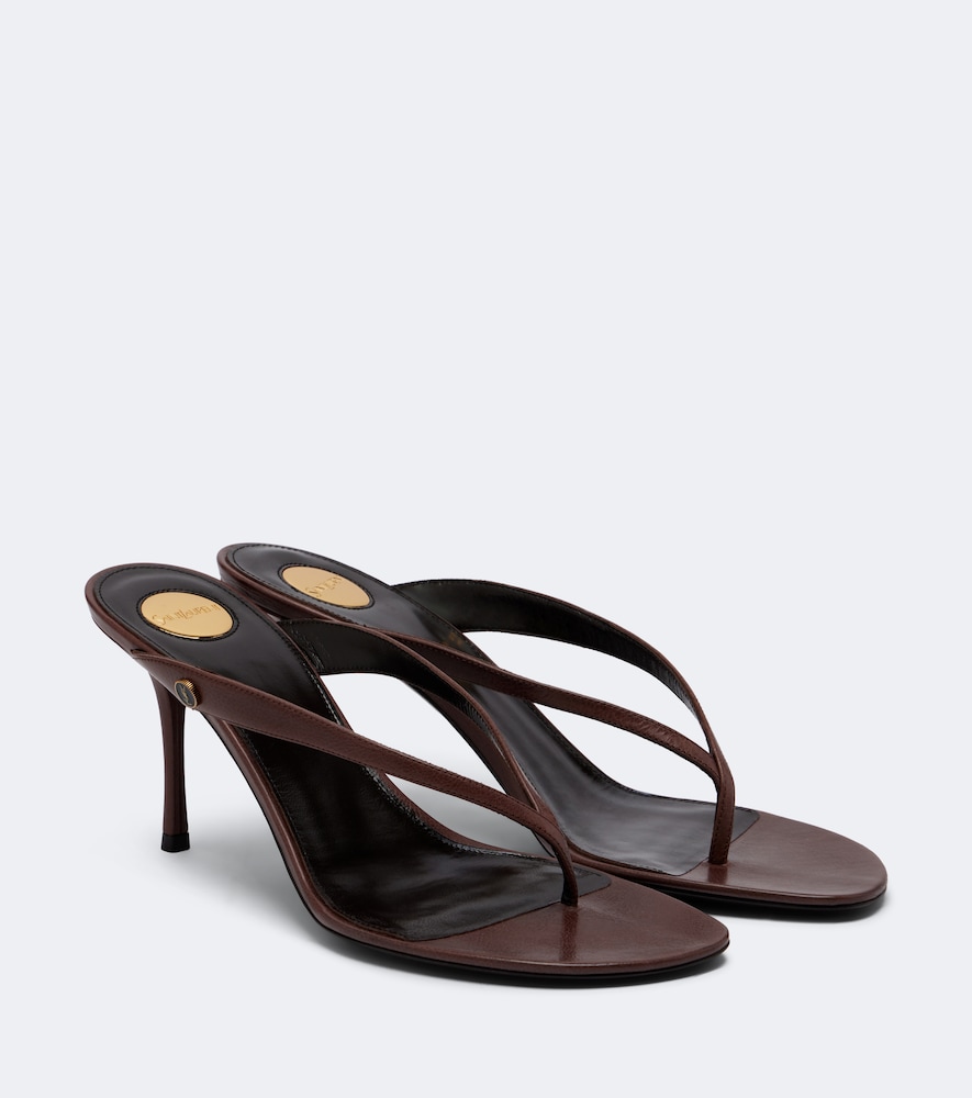 Sue leather thong sandals