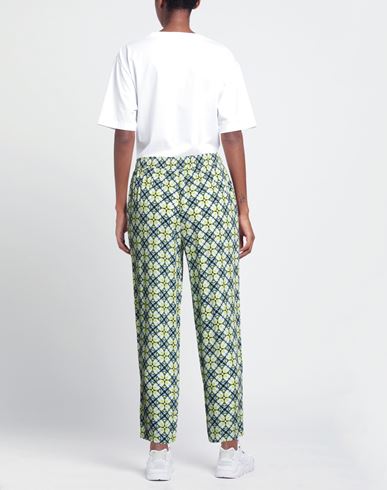 Luckylu Milano Woman Pants Lime green Size 4 Viscose