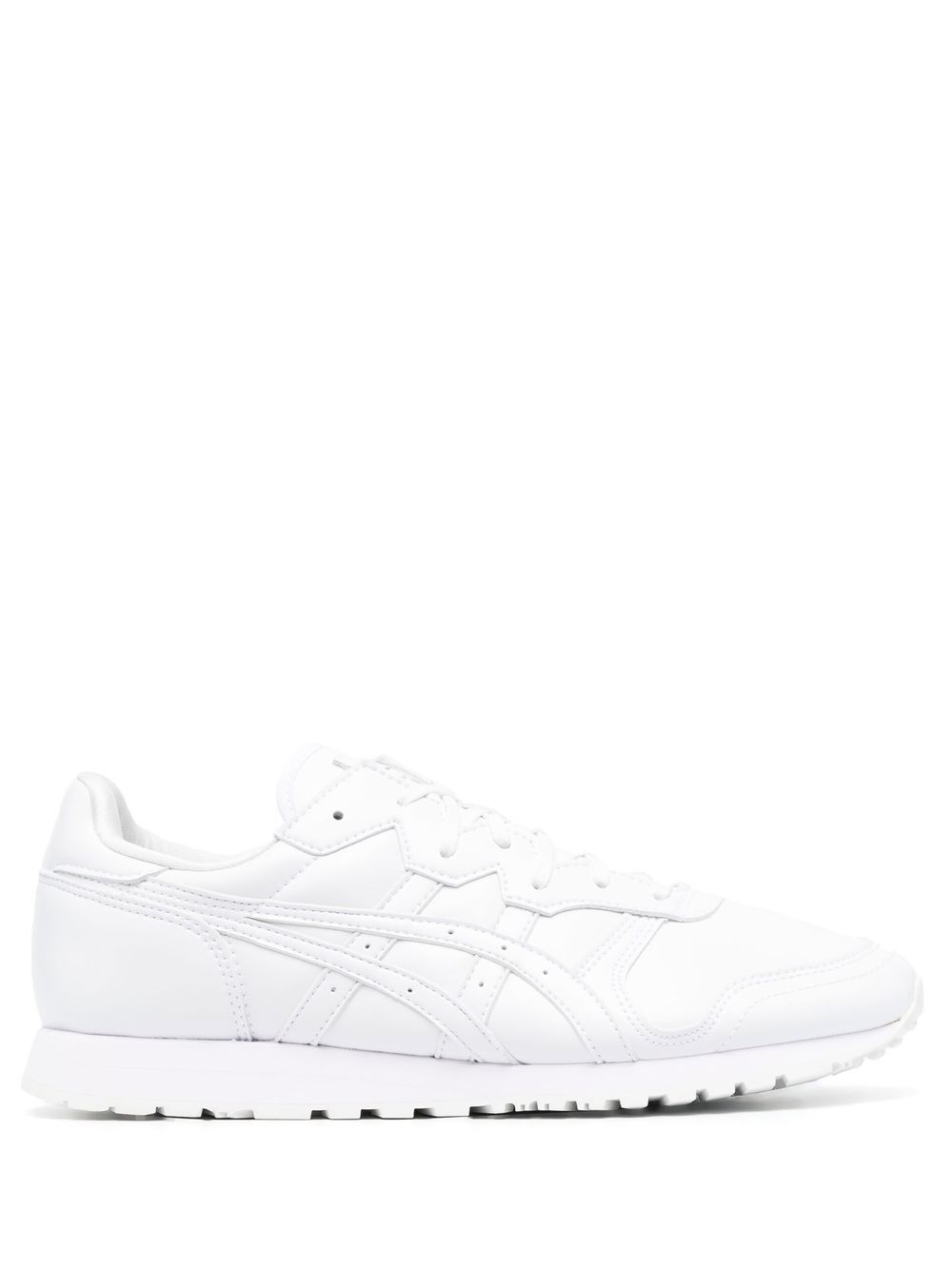 Low-top leather sneakers - White