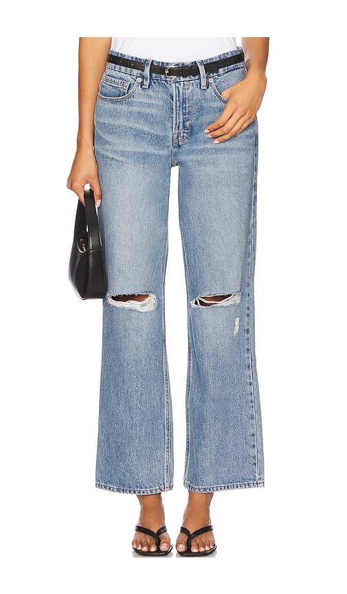 Good American Good Petite 90s Relaxed in Blue.  6P. Also in 00P, 0P, 2P, 4P, 8P