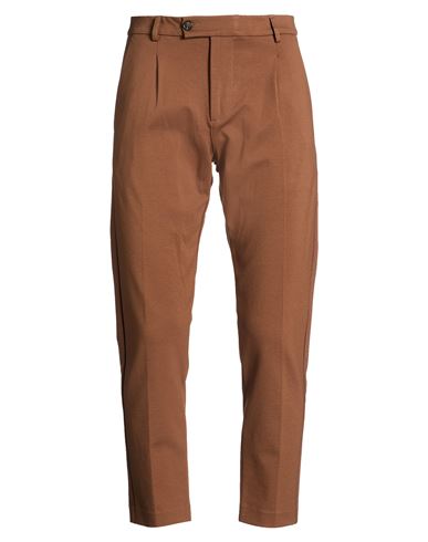 Man Pants Brown Size 32 Viscose, Polyester, Elastane