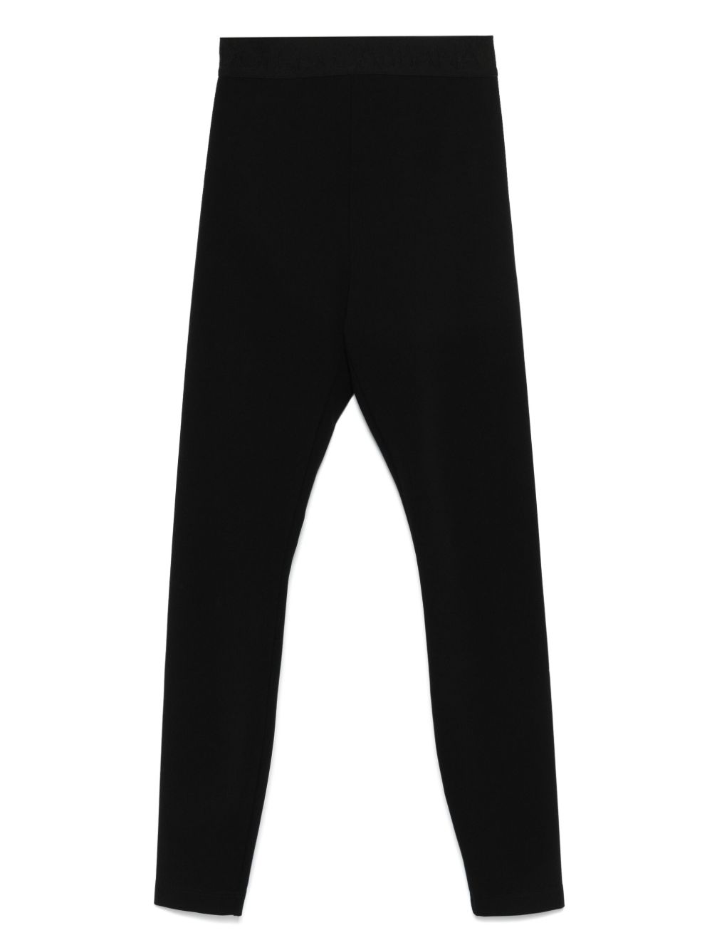 Dolce & Gabbana logo-waistband leggings - Black