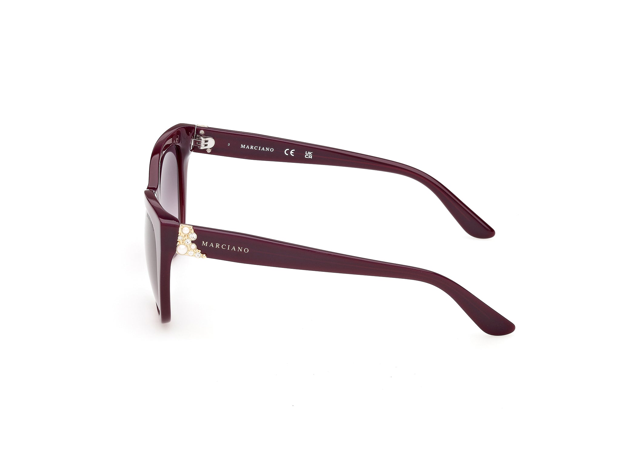 Guess by Marciano Woman Guess by Marciano GM00040 71T Sunglasses Acetate Bordeaux Bordeaux Squared Norma