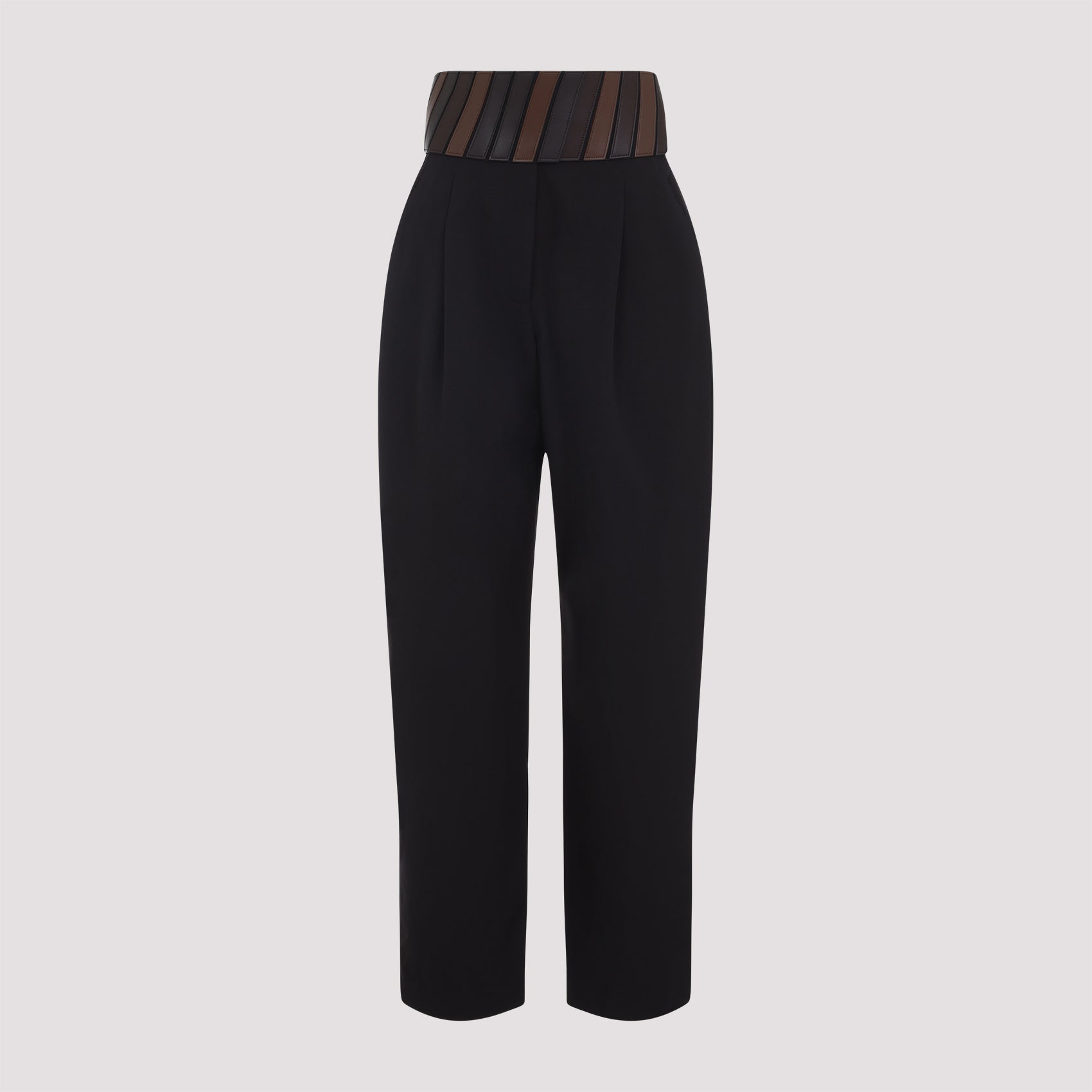 Alaïa Wool Mini Belt Pants for Women