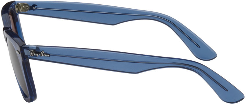 Blue wayfarer sunglasses