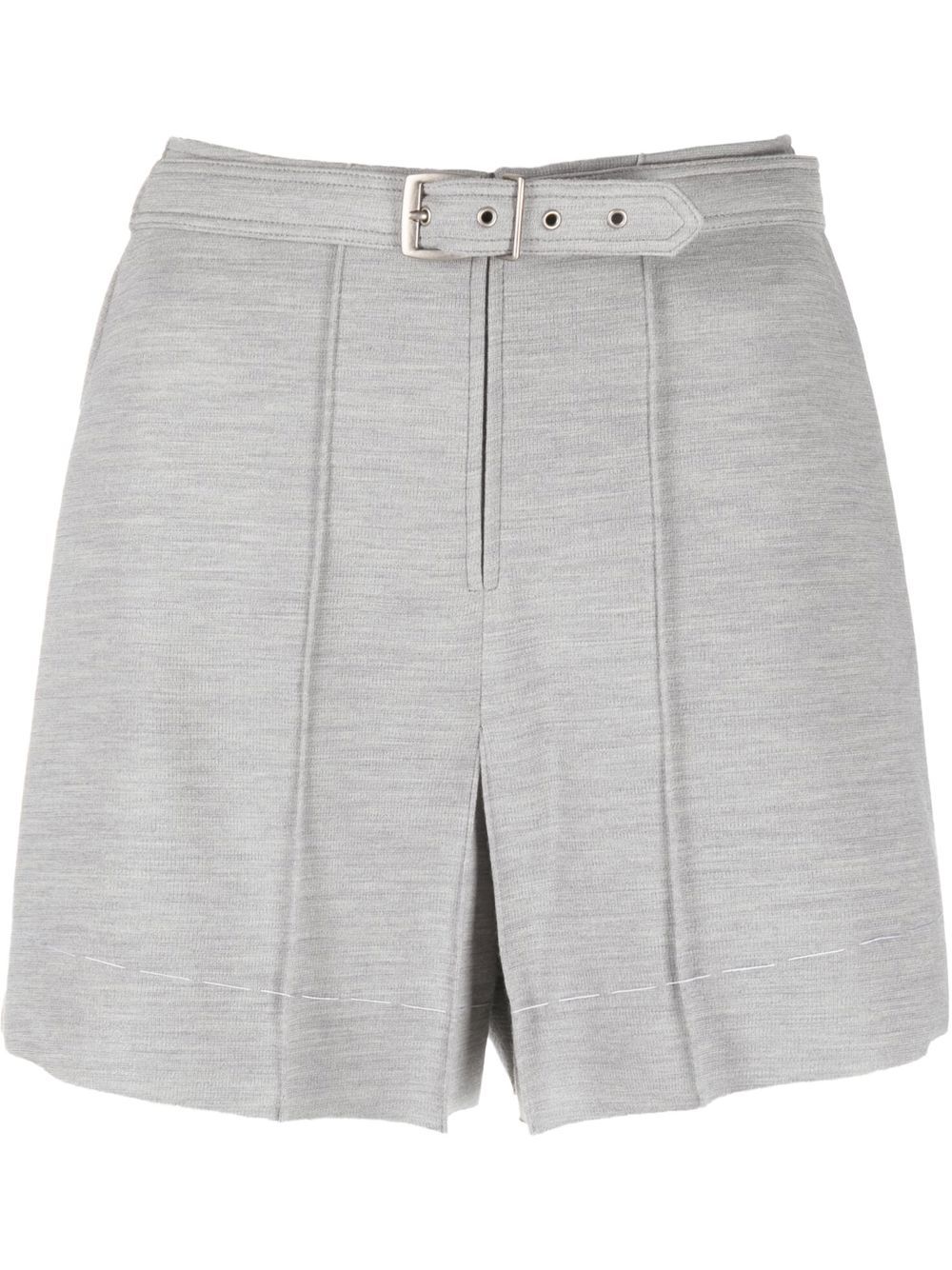 High-rise tailored shorts - Grey