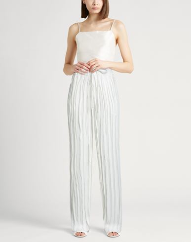Crème Woman Pants White Size 2 Viscose
