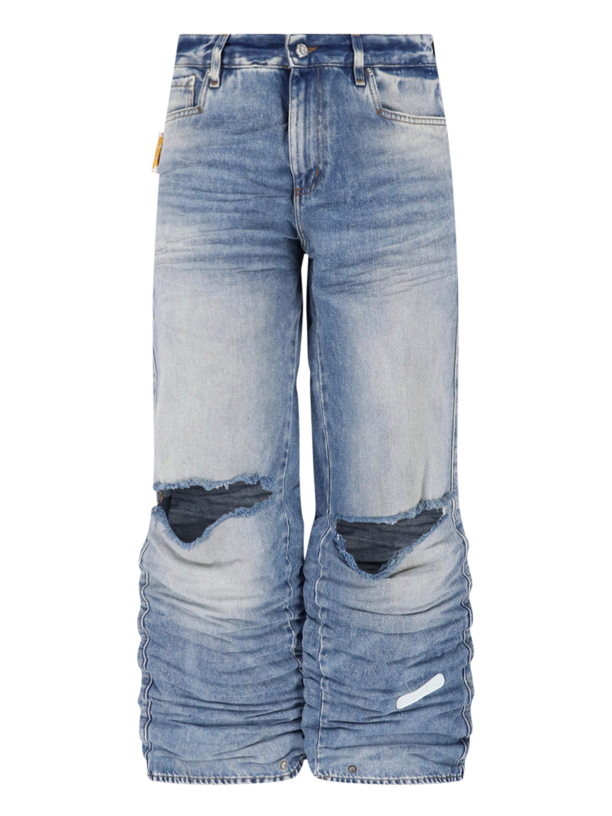 Men's Denim Jeans in Cotton-Viscose-Poly Blend