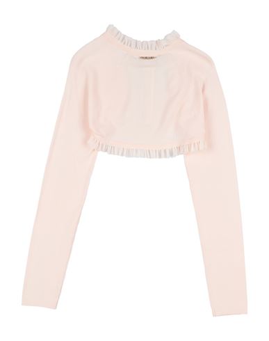 Kid Girl Wrap cardigans Light pink Size 14 Viscose, Polyamide, Polyester