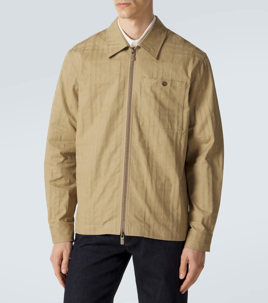 Check cotton jacket