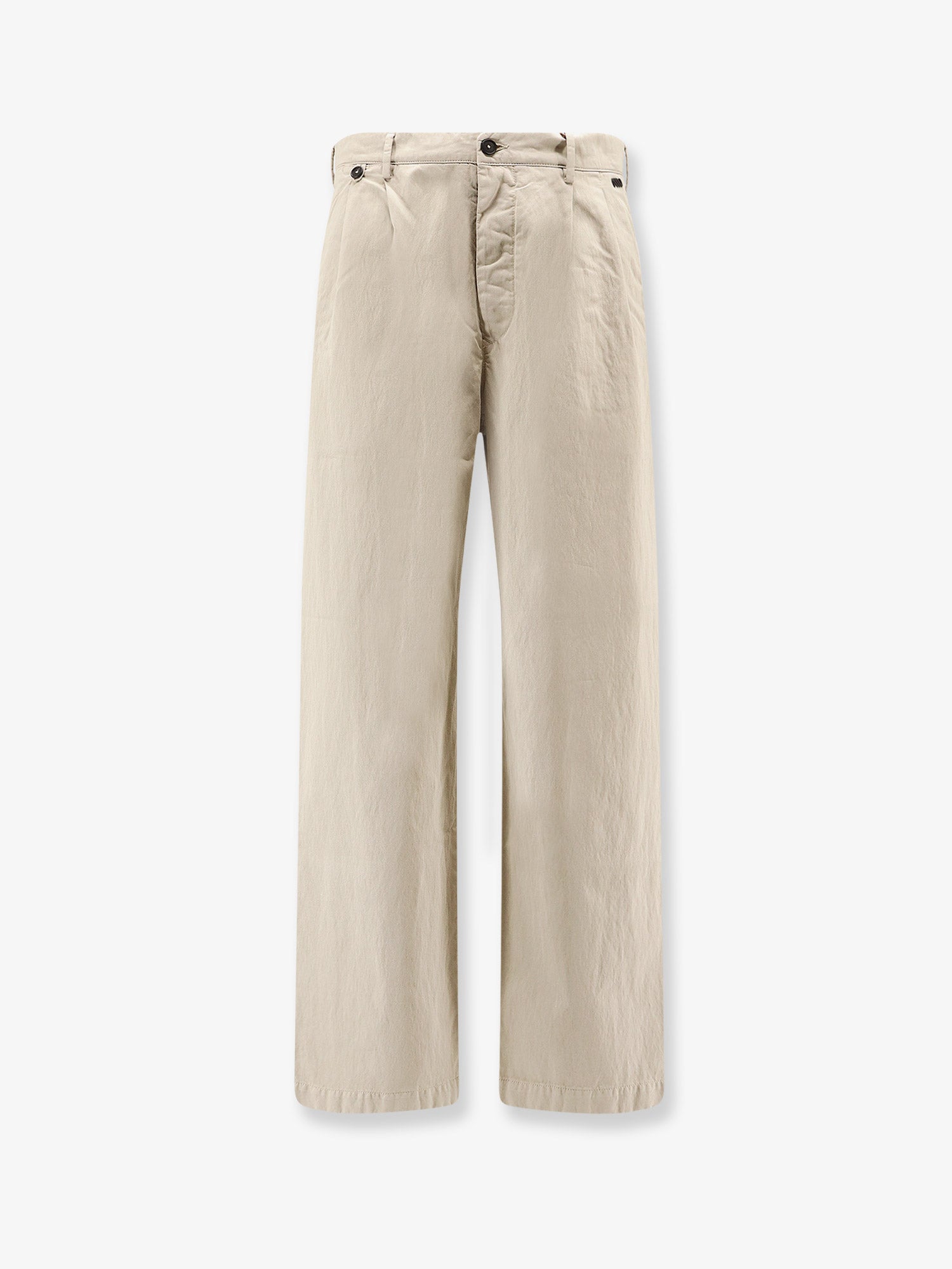 Cotton Trousers — Beige