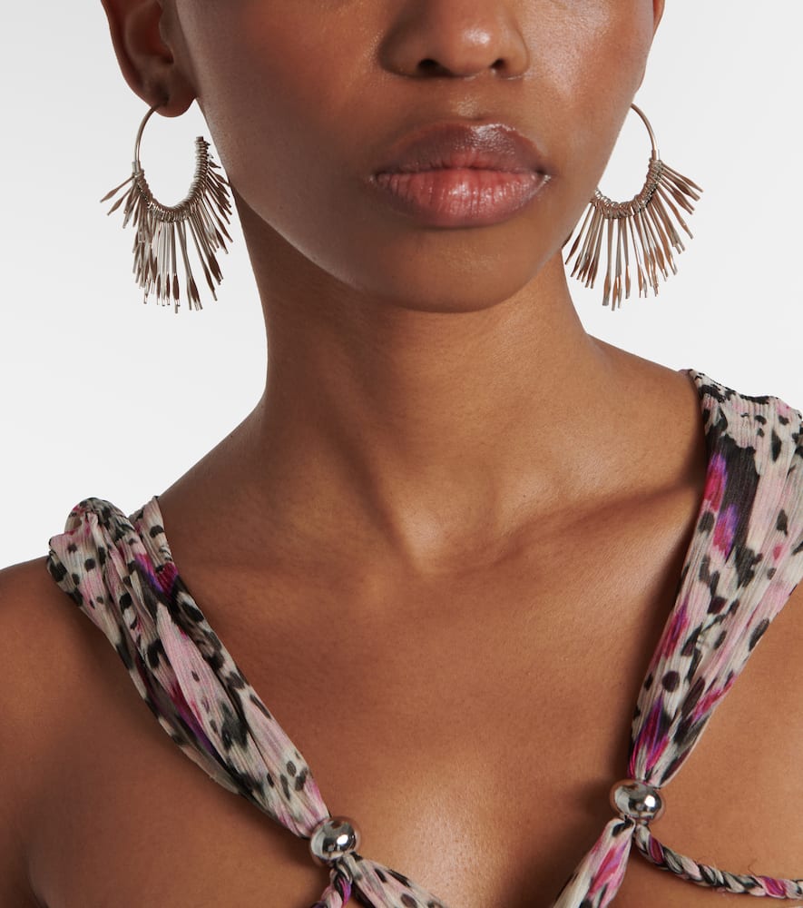 Isabel Marant Fringed hoop earrings