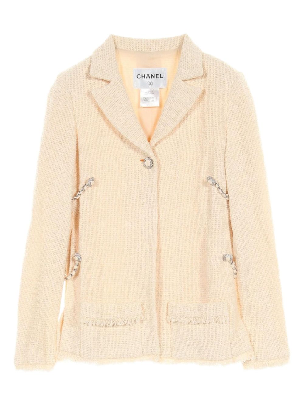 1986-1988 tweed jacket - Neutrals