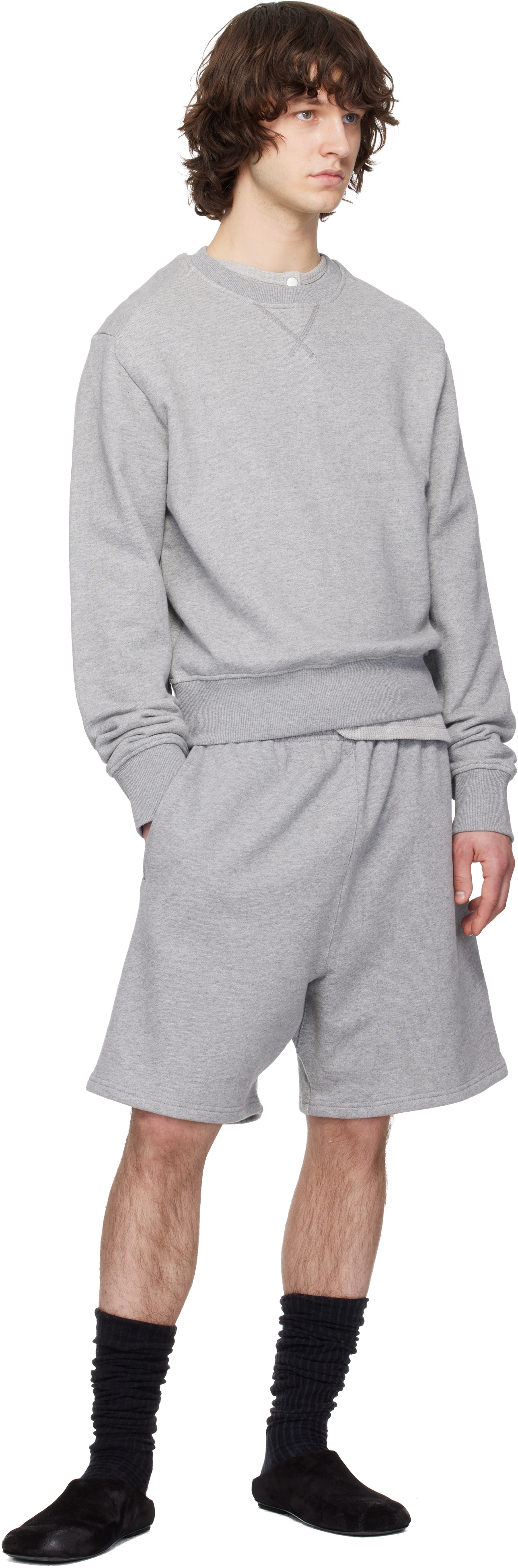 Gray Pod Crew Sweatshirt